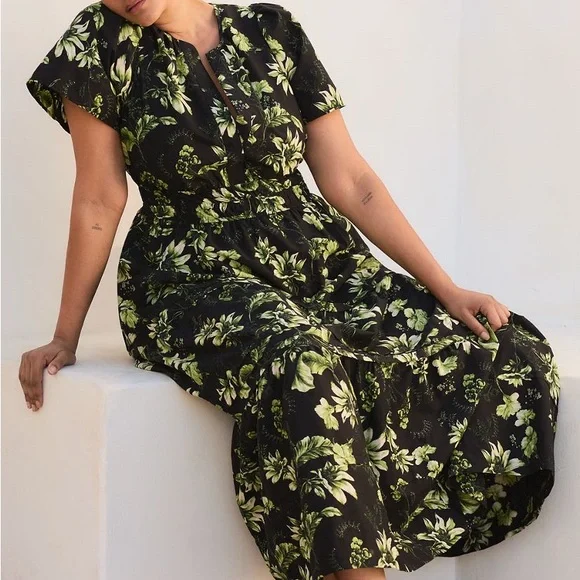 ANTHROPOLOGIE SOMERSET MAXI DRESS! NWT - Picture 3 of 11